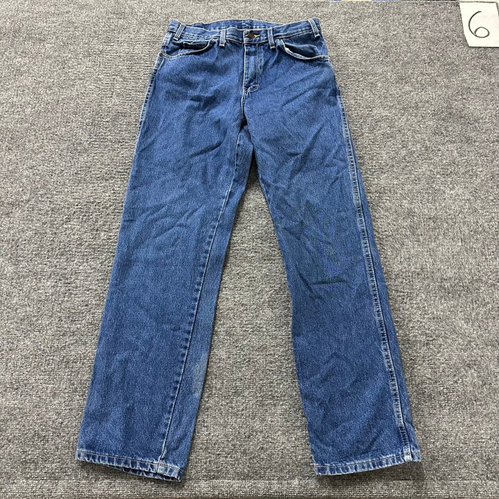 Dickies Jeans Mens Size 32x32 Blue Regular Fit Straight Leg Denim Workwear Pants